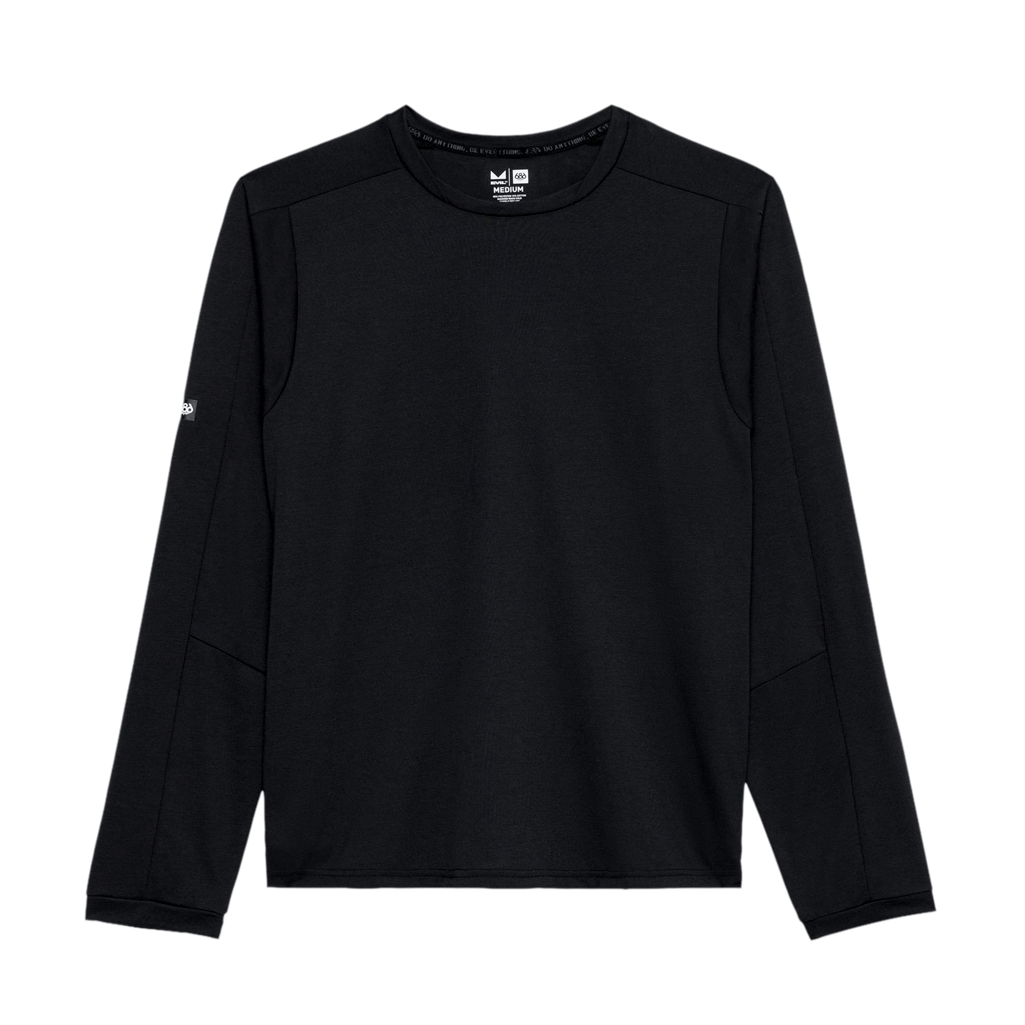 SIX2 Jersey Antivento Unisex Da Ciclismo - Manica Lunga - Rosso/Nero - Taglia S - 4