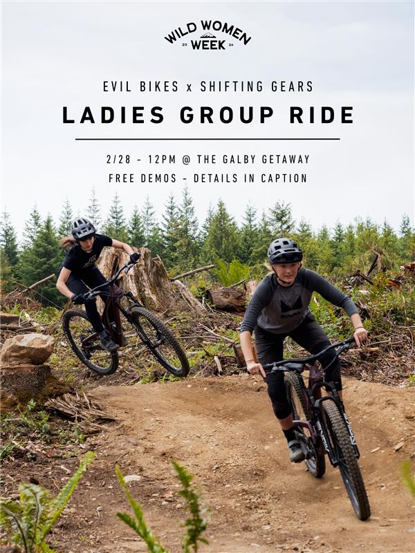 Ladies Group Mountain Bike Ride